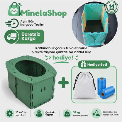 Minelashop-Katlanabilir Çocuk Tuvaleti